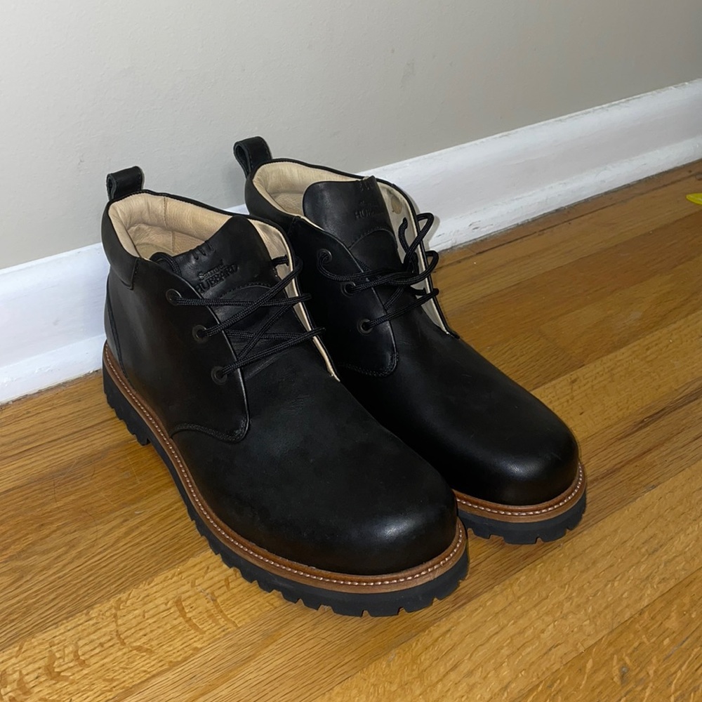 Samuel Hubbard Black Mid Cut Boot